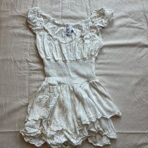 Princess Polly Cream Textured Dress